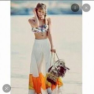 Free People Take Me Away Maxi Skirt Rare sz S